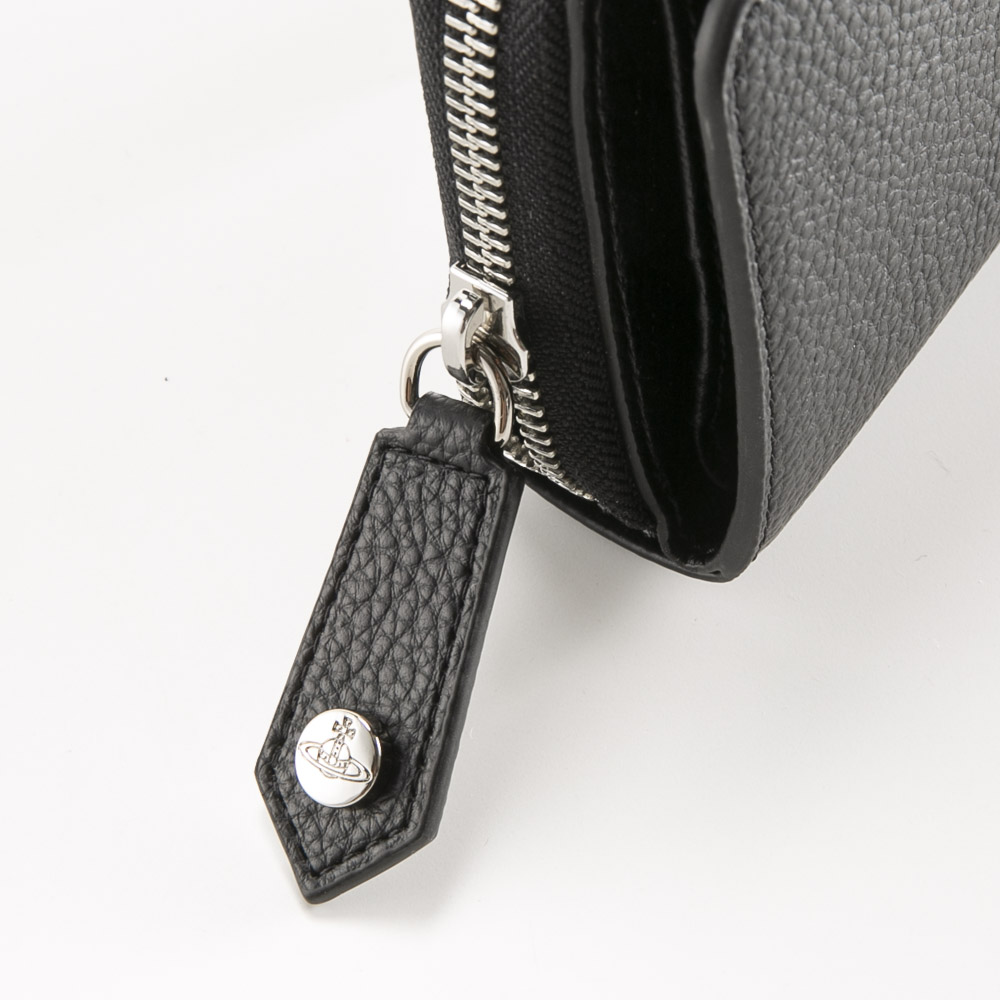 ヴィヴィアンウエストウッド Vivienne Westwood PU GRAIN 折り財布 5107004JU-S000D【FITHOUSE ONLINE SHOP】