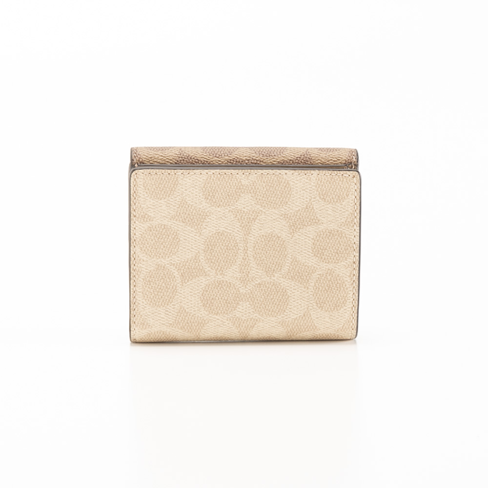コーチ COACH ブロックド シグネチャー SM モーガン 折り財布 CCQ09【FITHOUSE ONLINE SHOP】
