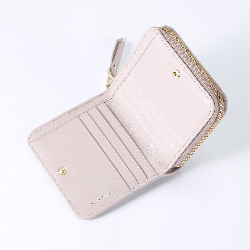 ミュウミュウ miumiu MATELASSE 二つ折り財布 5ML522-N88【FITHOUSE ONLINE SHOP】