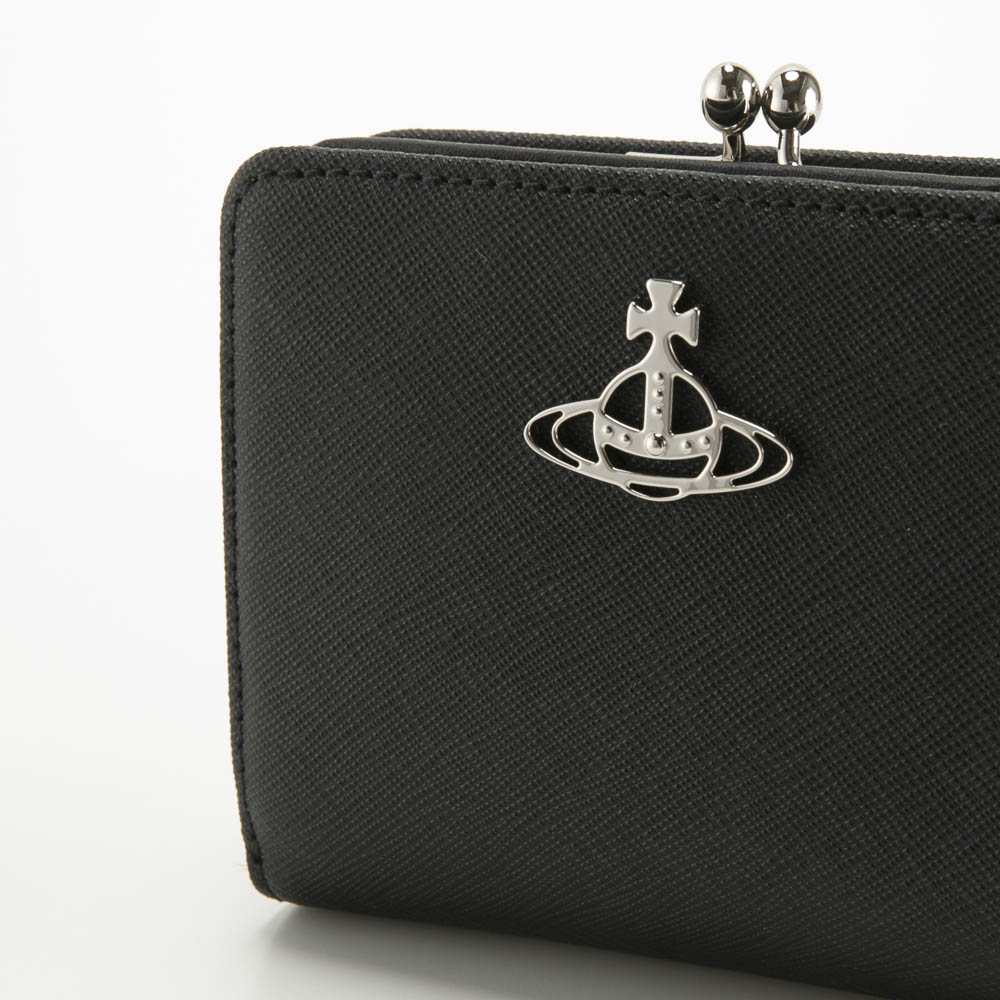 ヴィヴィアンウエストウッド Vivienne Westwood 折り財布 小銭入れ付き SAFFIANO 5115002YW-L001N【FITHOUSE ONLINE SHOP】