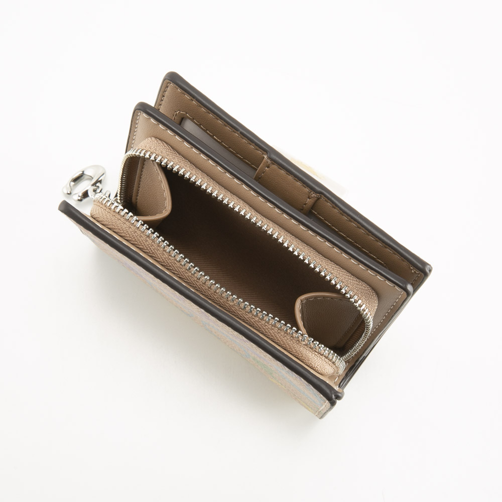 コーチ COACH  折り財布 レインボー シグネチャー スナップ ウォレット CDD11 SVSAS【FITHOUSE ONLINE SHOP】