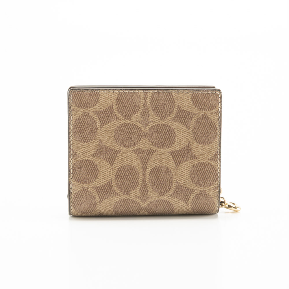 コーチ COACH 折り財布 スナップ ウォレット シグネチャー キャンバス