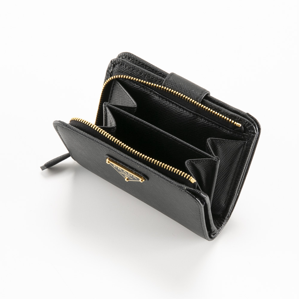 プラダ PRADA SAFFIANO TRIANGOLO 折り財布 1ML018 QHH【FITHOUSE ONLINE SHOP】