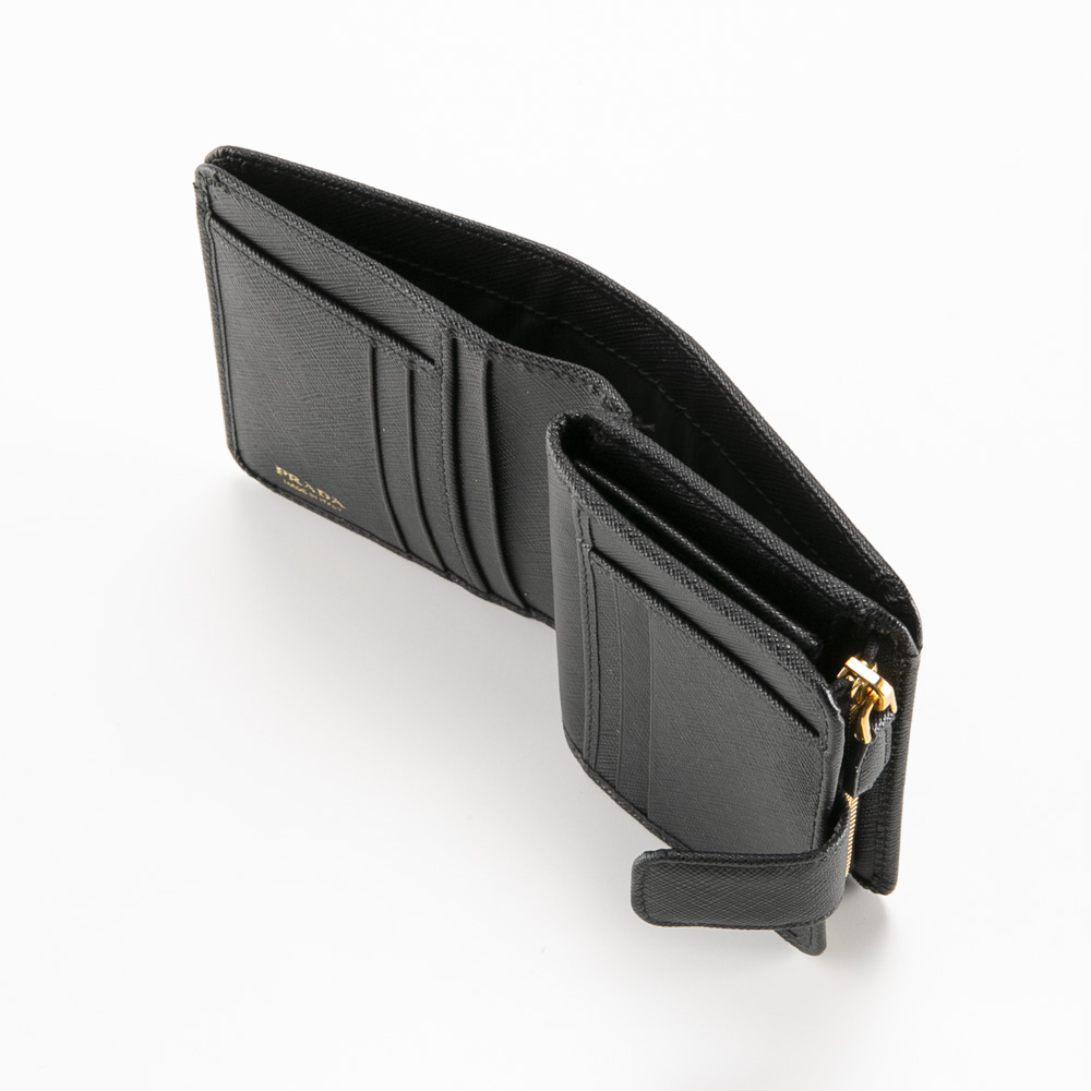 プラダ PRADA SAFFIANO TRIANGOLO 折り財布 1ML018 QHH【FITHOUSE ONLINE SHOP】