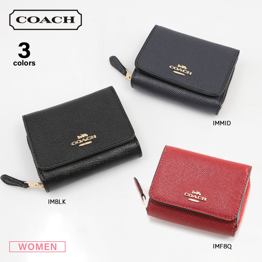 コーチ COACH 折財布 グレインレザー三折外RF小銭 F37968【FITHOUSE ONLINE SHOP】