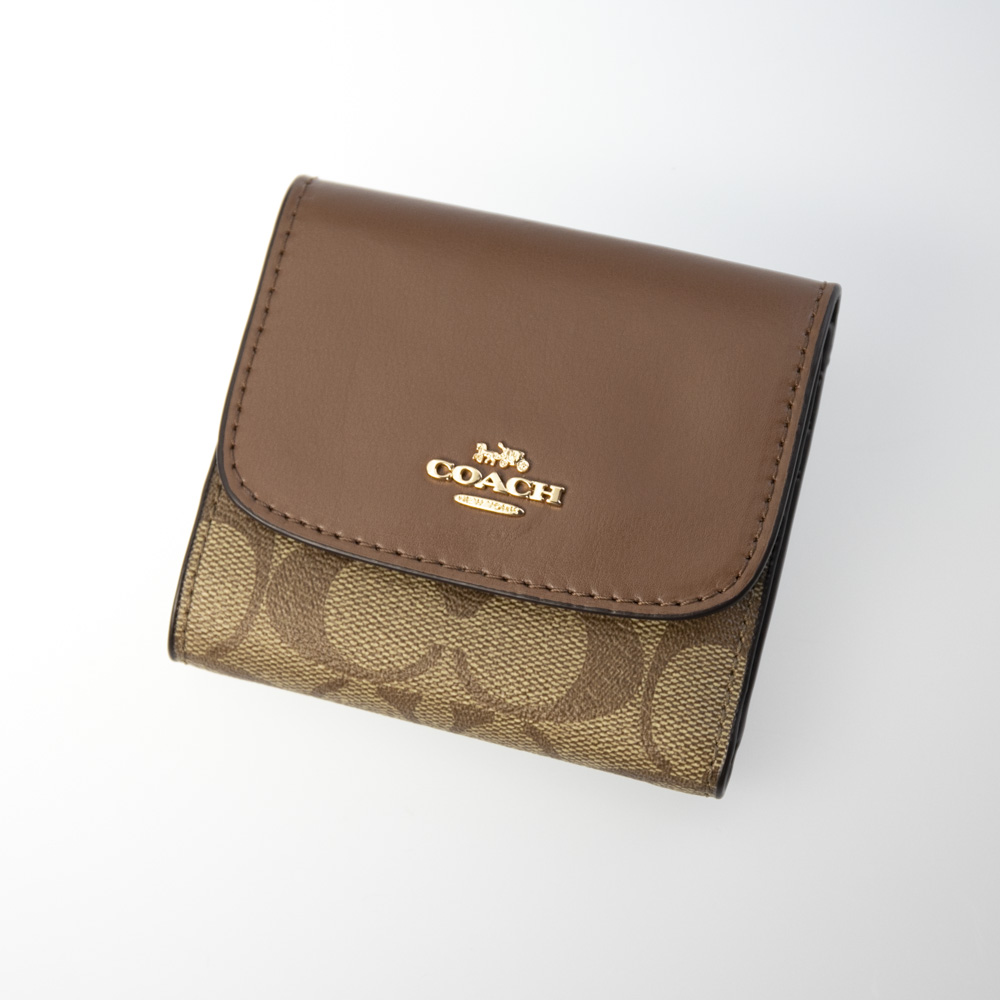 コーチ COACH 折財布 シグネPVC三折外小銭付 F87589【FITHOUSE ONLINE SHOP】