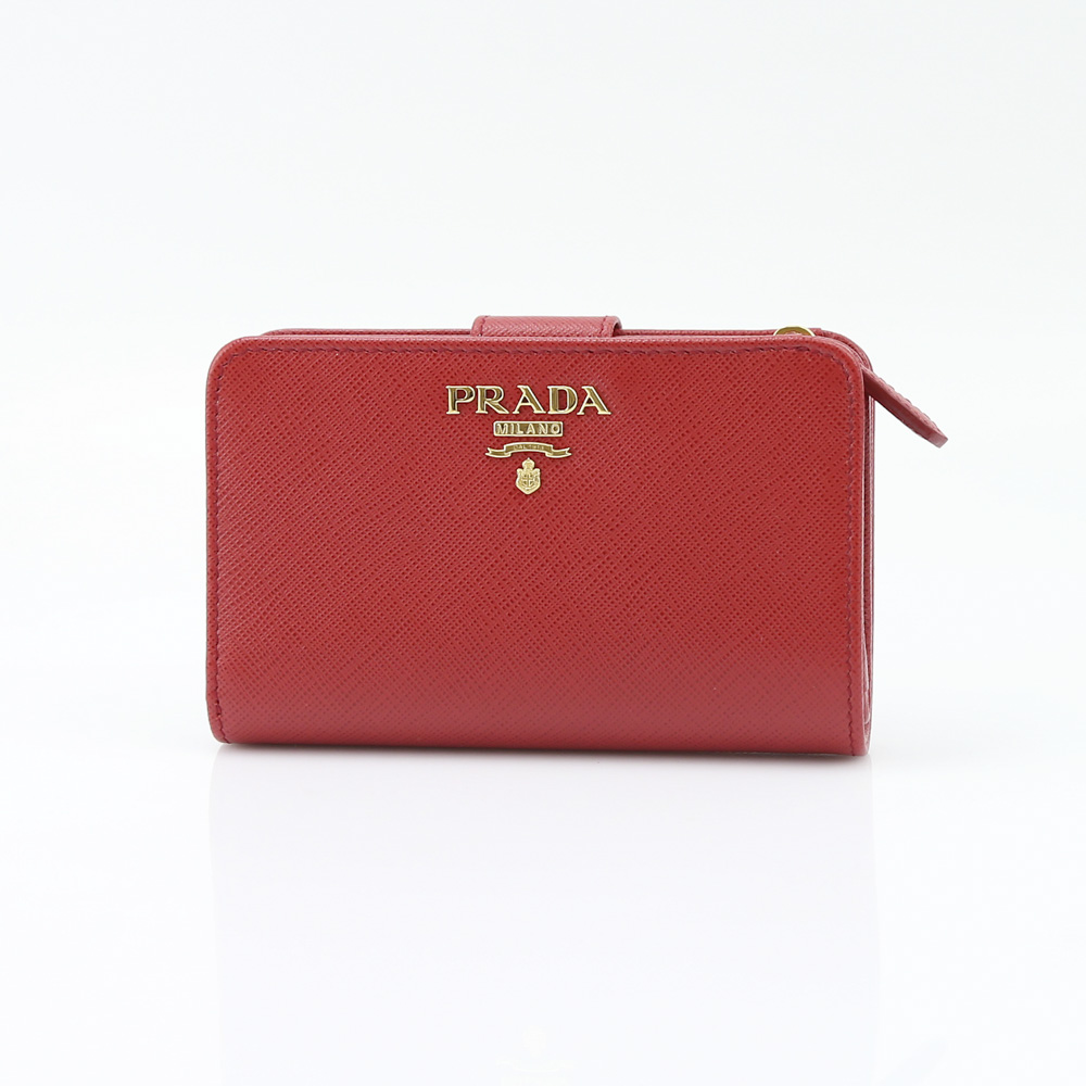 プラダ PRADA 折財布 SAF METダイ中間L字F/FUOCO 1ML225-QWA【FITHOUSE ONLINE SHOP】