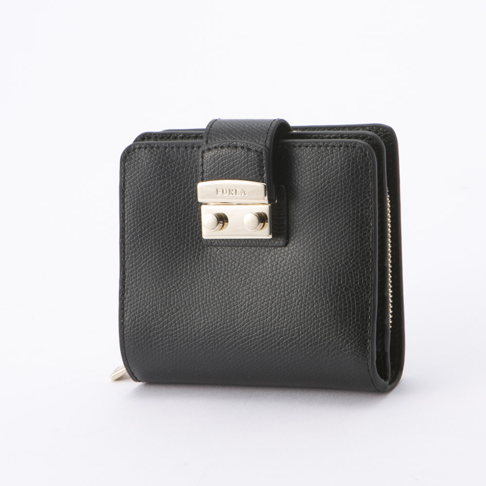 FURLA フルラ METROPOLIS折RF小銭付 PR96-904641/ONYX ブラック【FITHOUSE ONLINE SHOP】
