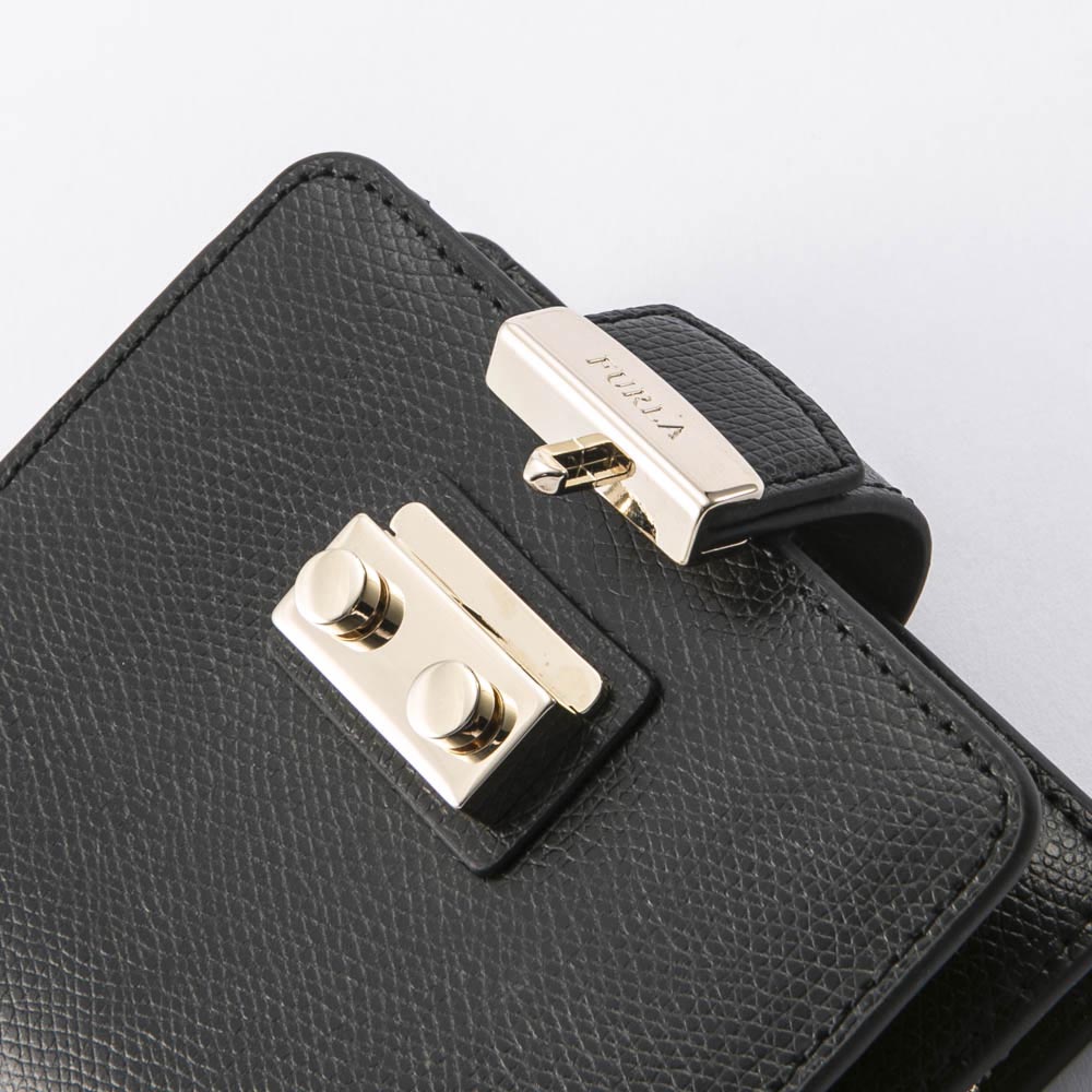 FURLA フルラ METROPOLIS折RF小銭付 PR96-904641/ONYX ブラック【FITHOUSE ONLINE SHOP】