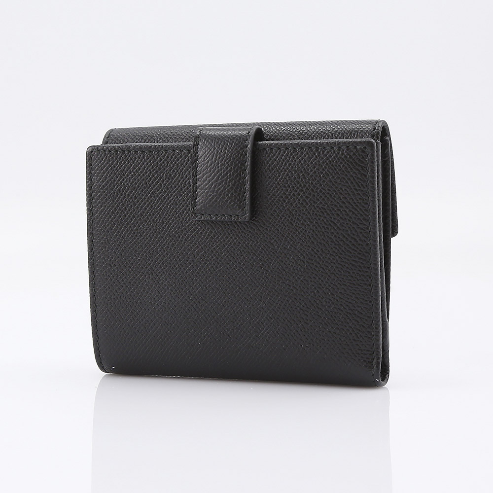 Salvatore ferragamo サルヴァトーレフェラガモ ガンチーニクリップ折外小銭付 C877-0673998/NERO ブラック／ブラック【FITHOUSE ONLINE SHOP】