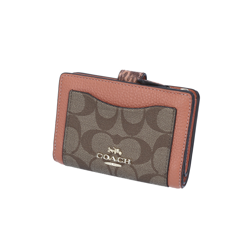 コーチ COACH 折り財布 ｶﾗｰﾌﾞﾛｯｸｼｸﾞﾈﾁｬｰ F31949【FITHOUSE ONLINE SHOP】