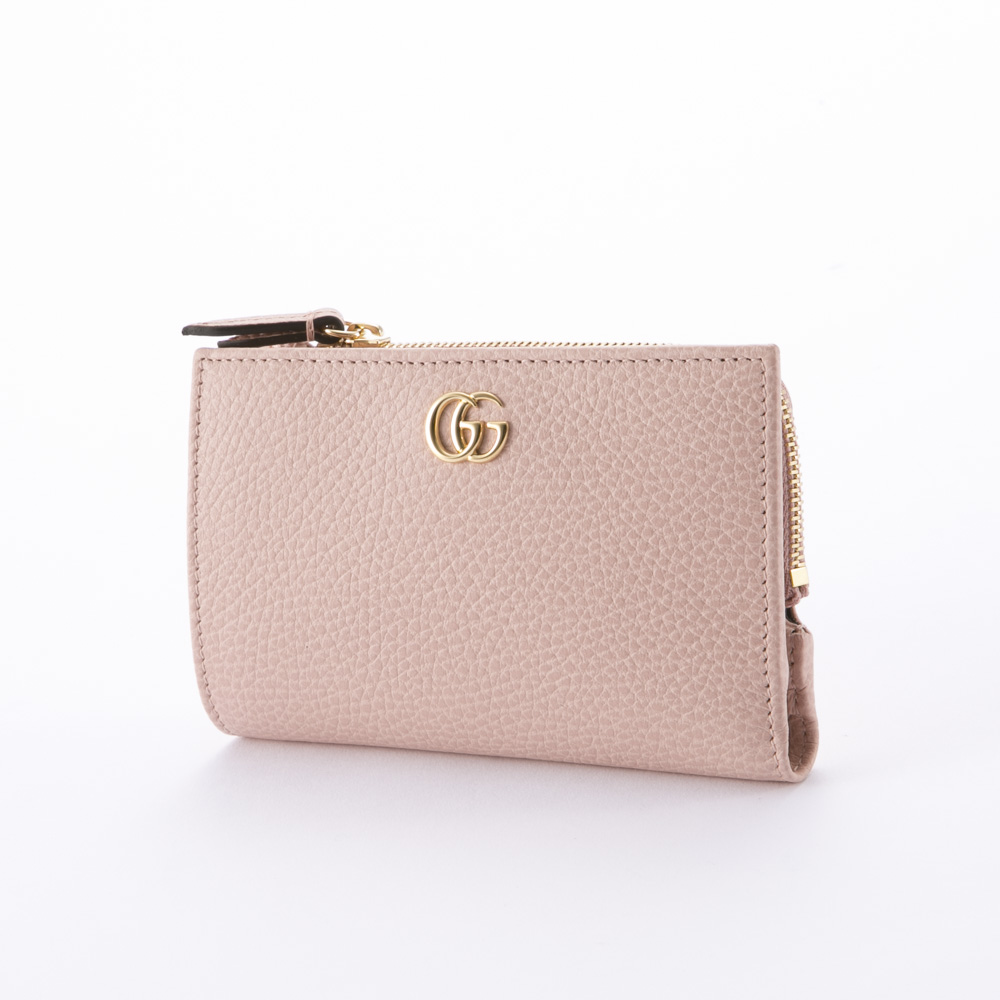 グッチ GUCCI 折財布 PETITEMARMONT中LFスリム 546588CAO0G 5909 ピンク【FITHOUSE ONLINE SHOP】