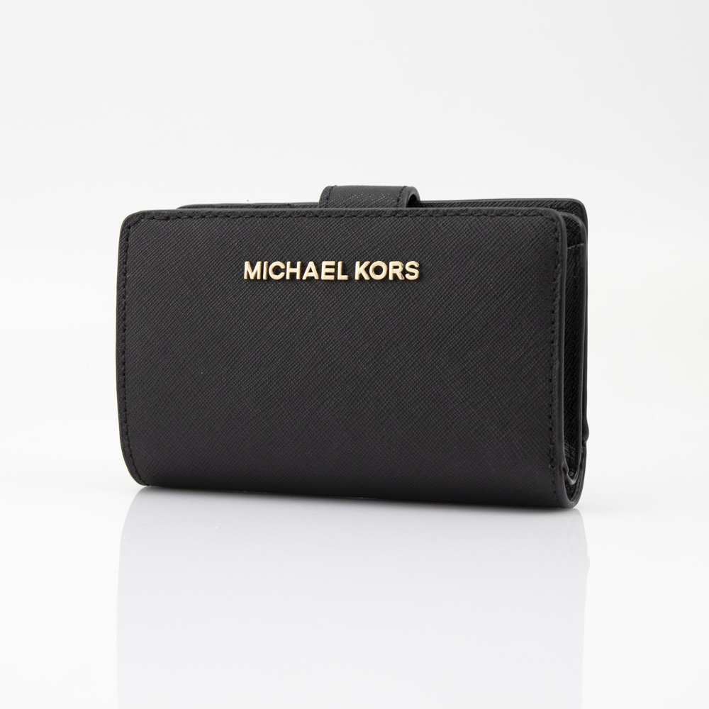 マイケルコース MICHAEL KORS 折り財布 35F7GTVF2L 001-BK ブラック【FITHOUSE ONLINE SHOP】