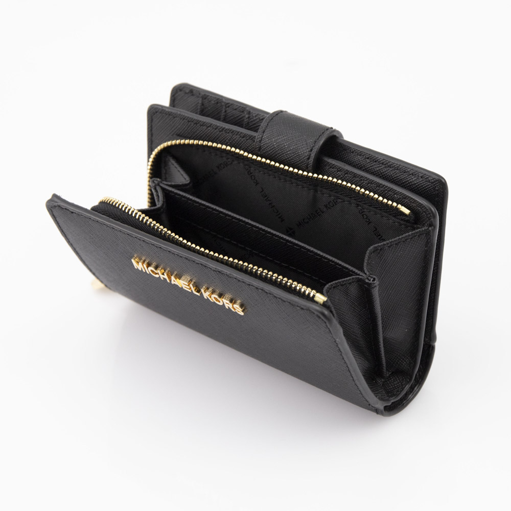 マイケルコース MICHAEL KORS 折り財布 35F7GTVF2L 001-BK ブラック【FITHOUSE ONLINE SHOP】