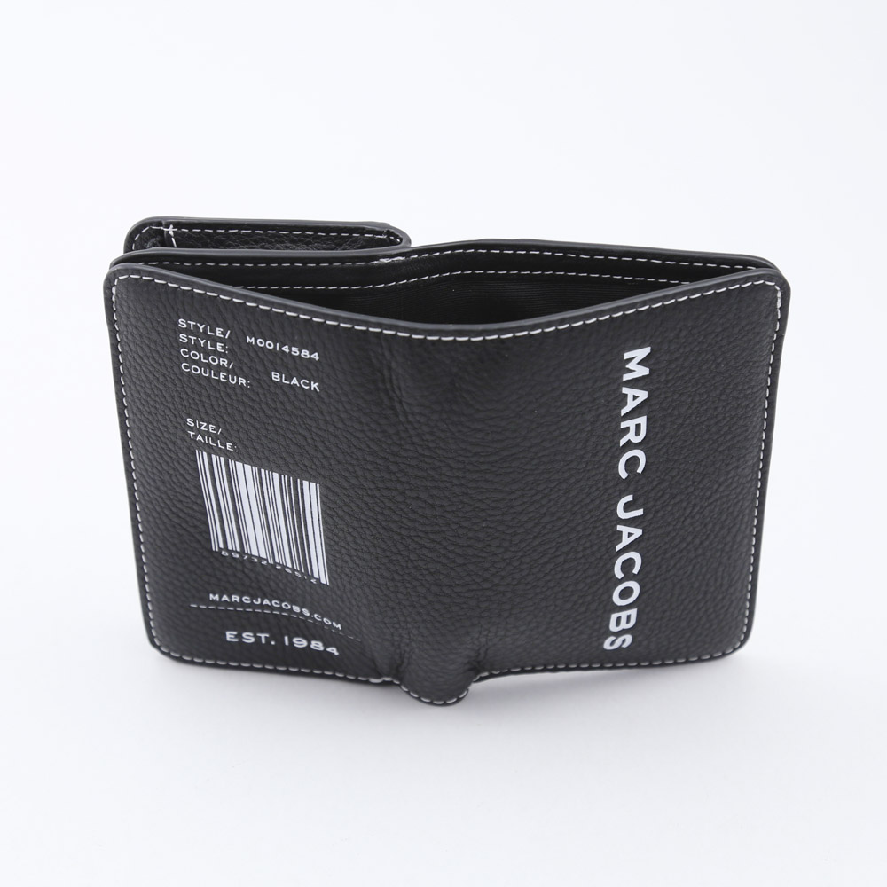 マークジェイコブス MARCJACOBS 折財布 TEXTURED TAG中間L字Ｆ M0014869 001-BK ブラック【FITHOUSE ONLINE SHOP】