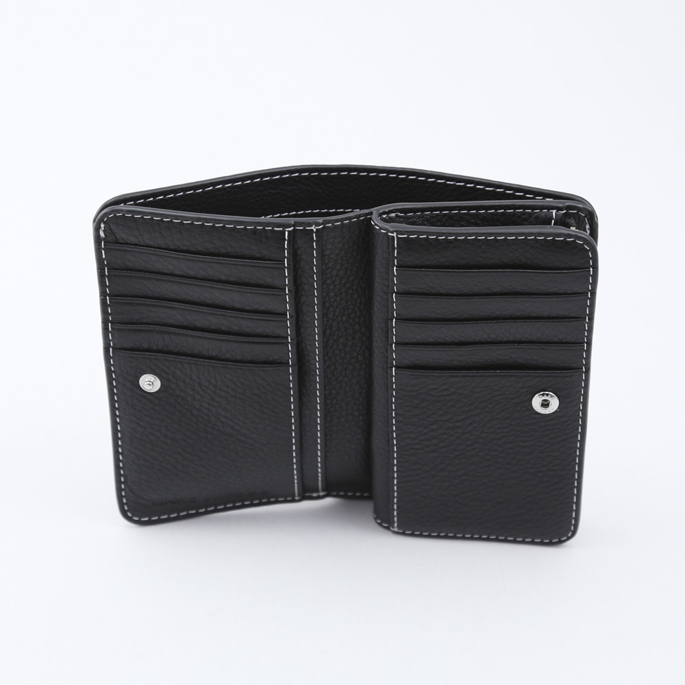 マークジェイコブス MARCJACOBS 折財布 TEXTURED TAG中間L字Ｆ M0014869 001-BK ブラック【FITHOUSE ONLINE SHOP】