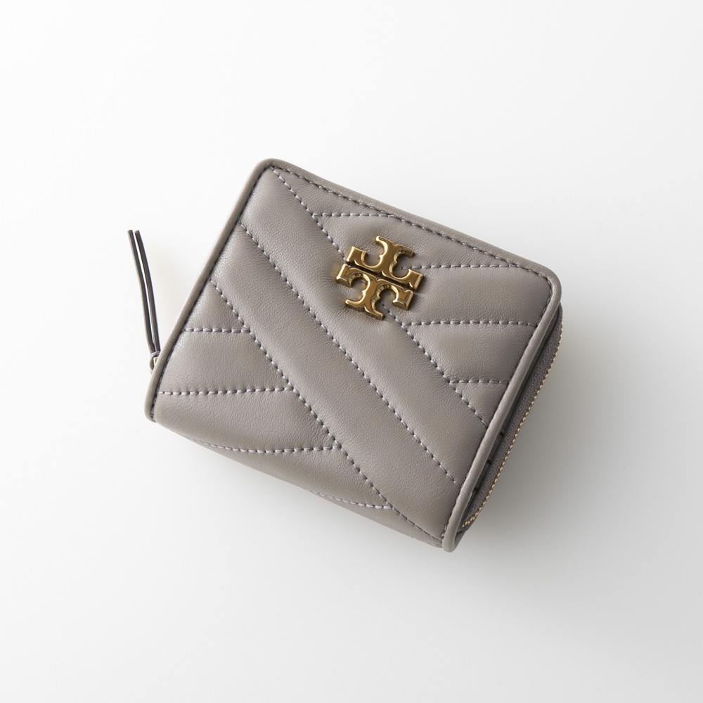 トリーバーチ TORY BURCH ミドル財布 KIRA CHEVRON折外RF小銭 56820 ...