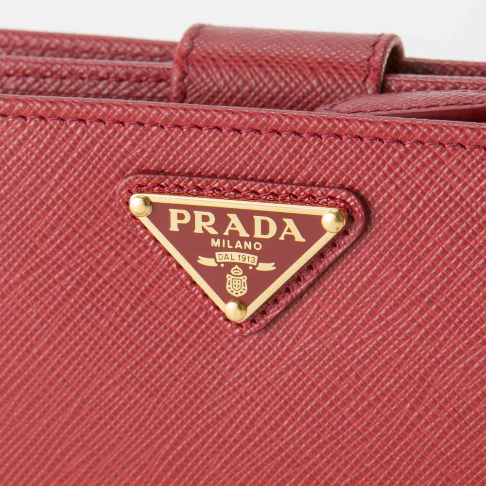 プラダ PRADA 折財布 SAF.TRIANGOLO折小L字F/FUOCO 1ML018-QHH【FITHOUSE ONLINE SHOP】