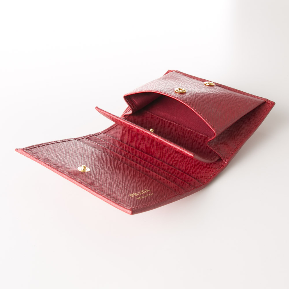 【特別SALE!!】プラダ PRADA 折財布 SAF.METALダイ折中小銭付 1MV204-QWA【FITHOUSE ONLINE SHOP】
