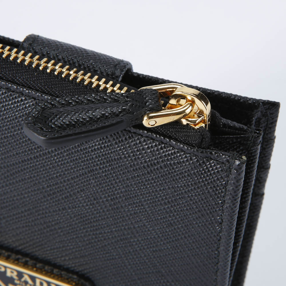プラダ PRADA 折財布 SAF.TRIANGOLO/NERO 1ML047-QHH【FITHOUSE