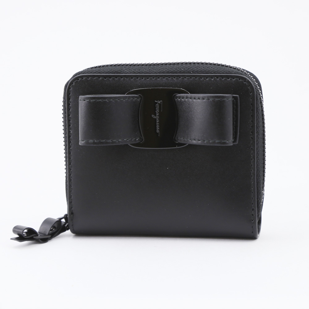 salvatoreferragamo フェラガモ  VARA RAINBOW折RF中小銭 D278-0691235/NERO ブラック【FITHOUSE ONLINE SHOP】
