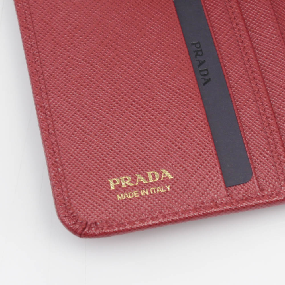 プラダ PRADA 折り財布 SAF.MET/FUOCO 1ML018-QWAﾀﾞｲ【FITHOUSE ONLINE SHOP】