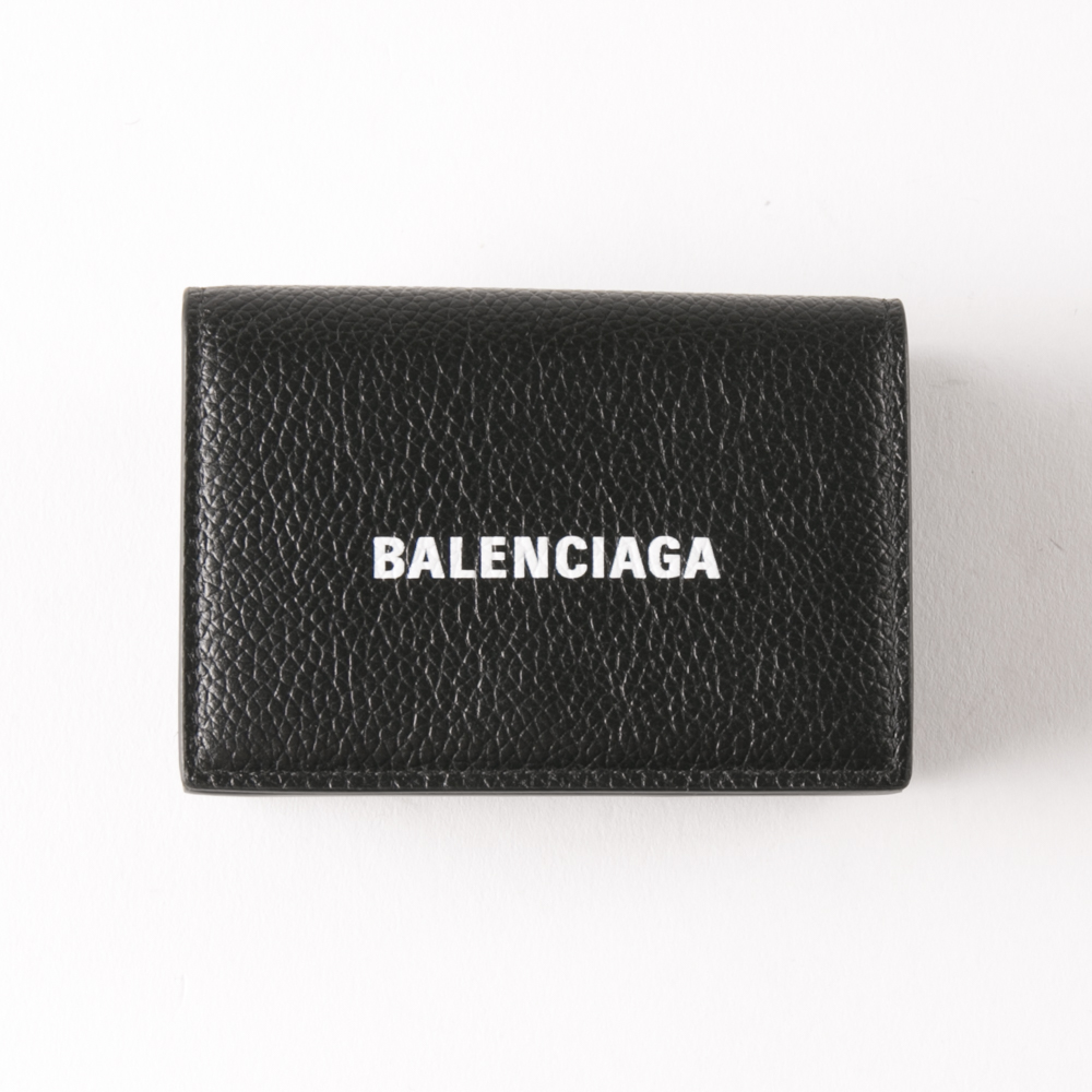バレンシアガ BALENCIAGA 折り財布 CASHｸﾞﾚｲﾝｶｰﾌ三折TINY 5943121IZ43 