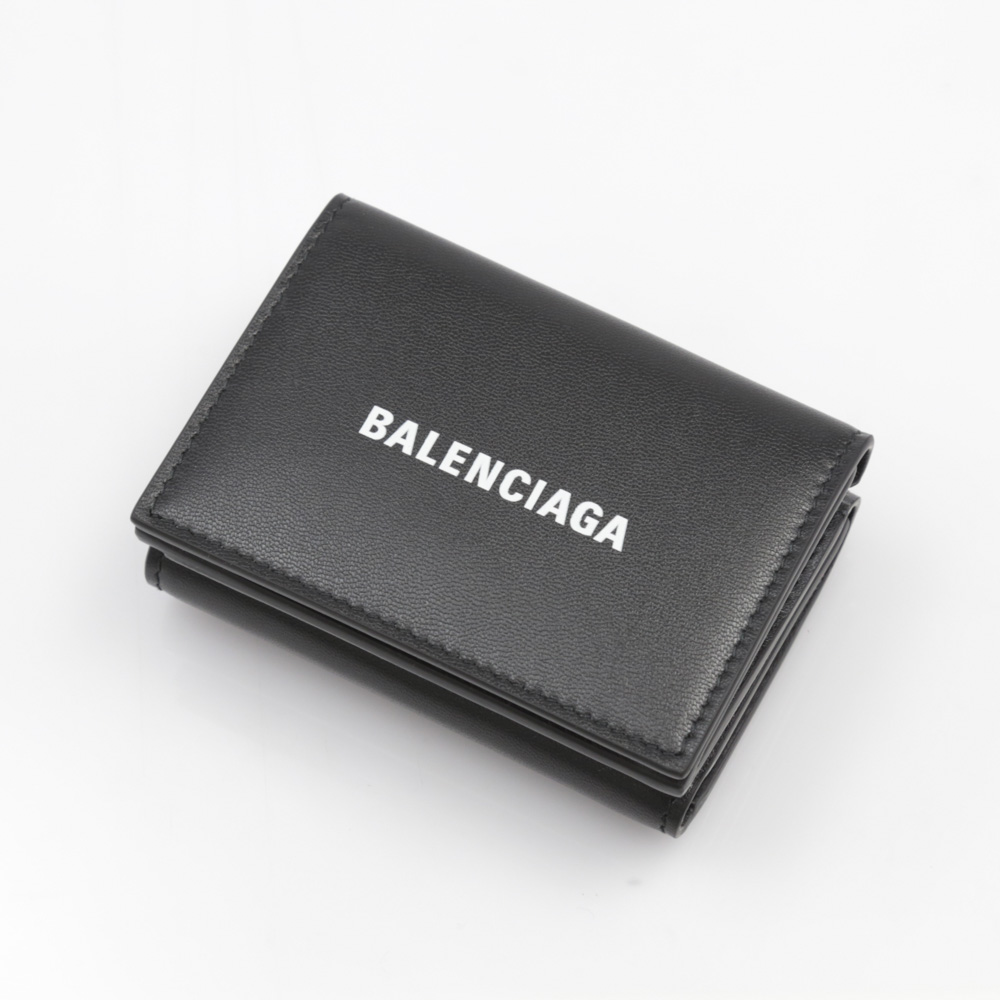 バレンシアガ BALENCIAGA 三つ折り財布 TINYミニ財布 PAPER 
