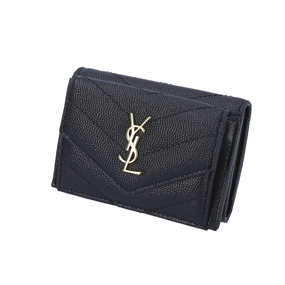 サンローラン Saint Laurent 折財布 モノグラムSLP TINY三折ミニ サンローラン Saint Laurent 折財布 モノグラムSLP TINY三折ミニ