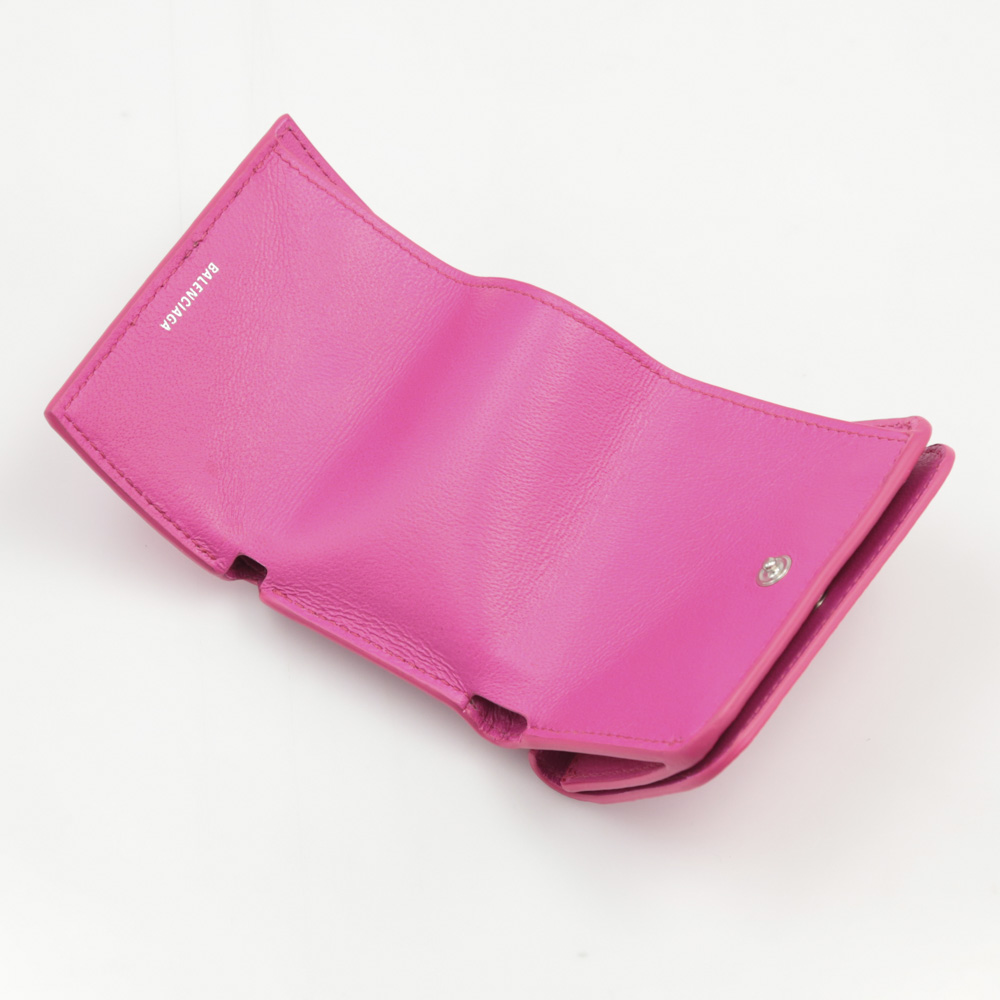 バレンシアガ BALENCIAGA 折財布 CASHロゴフラットカーフ折TINYミニ 5938131IZ43【FITHOUSE ONLINE SHOP】