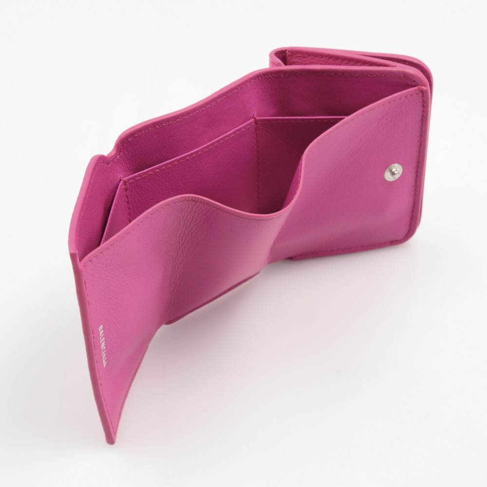 バレンシアガ BALENCIAGA 折財布 CASHロゴフラットカーフ折TINYミニ 5938131IZ43【FITHOUSE ONLINE SHOP】