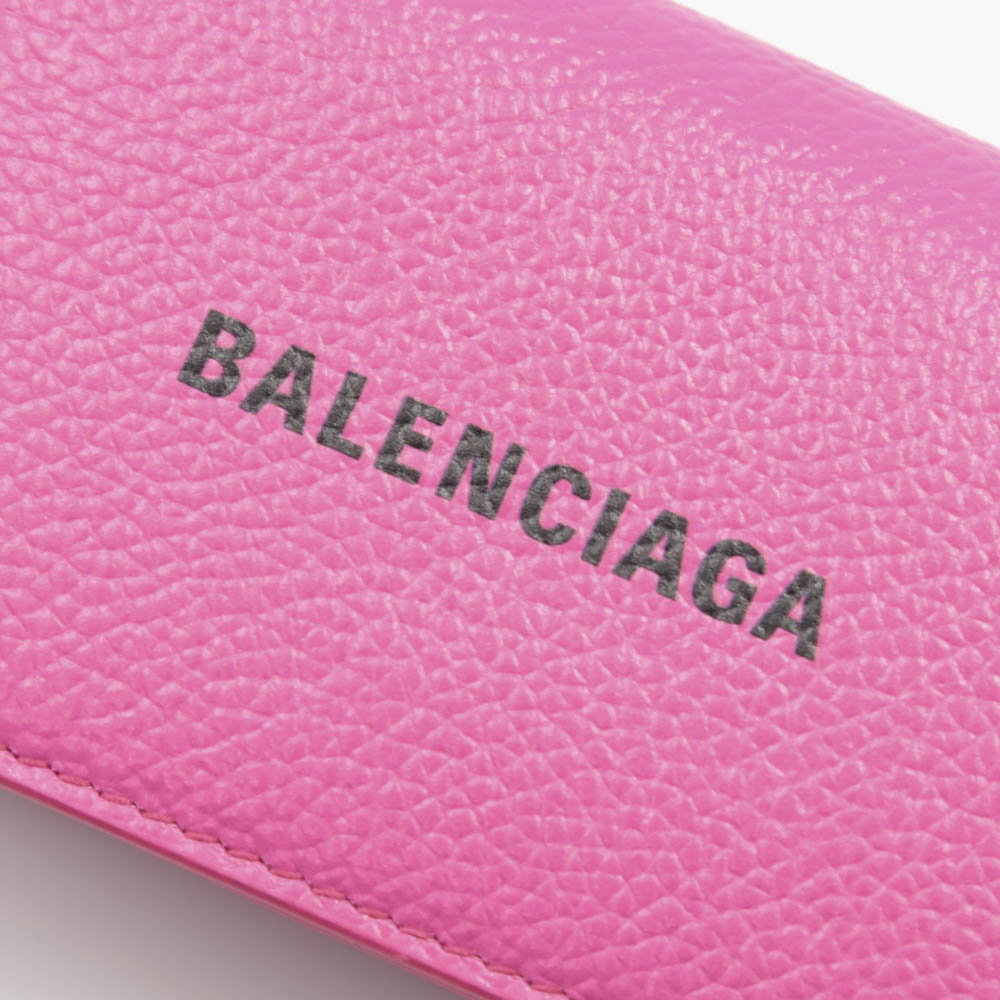 バレンシアガ BALENCIAGA 折財布 CASHロゴフラットカーフ折TINYミニ 5938131IZ43【FITHOUSE ONLINE SHOP】