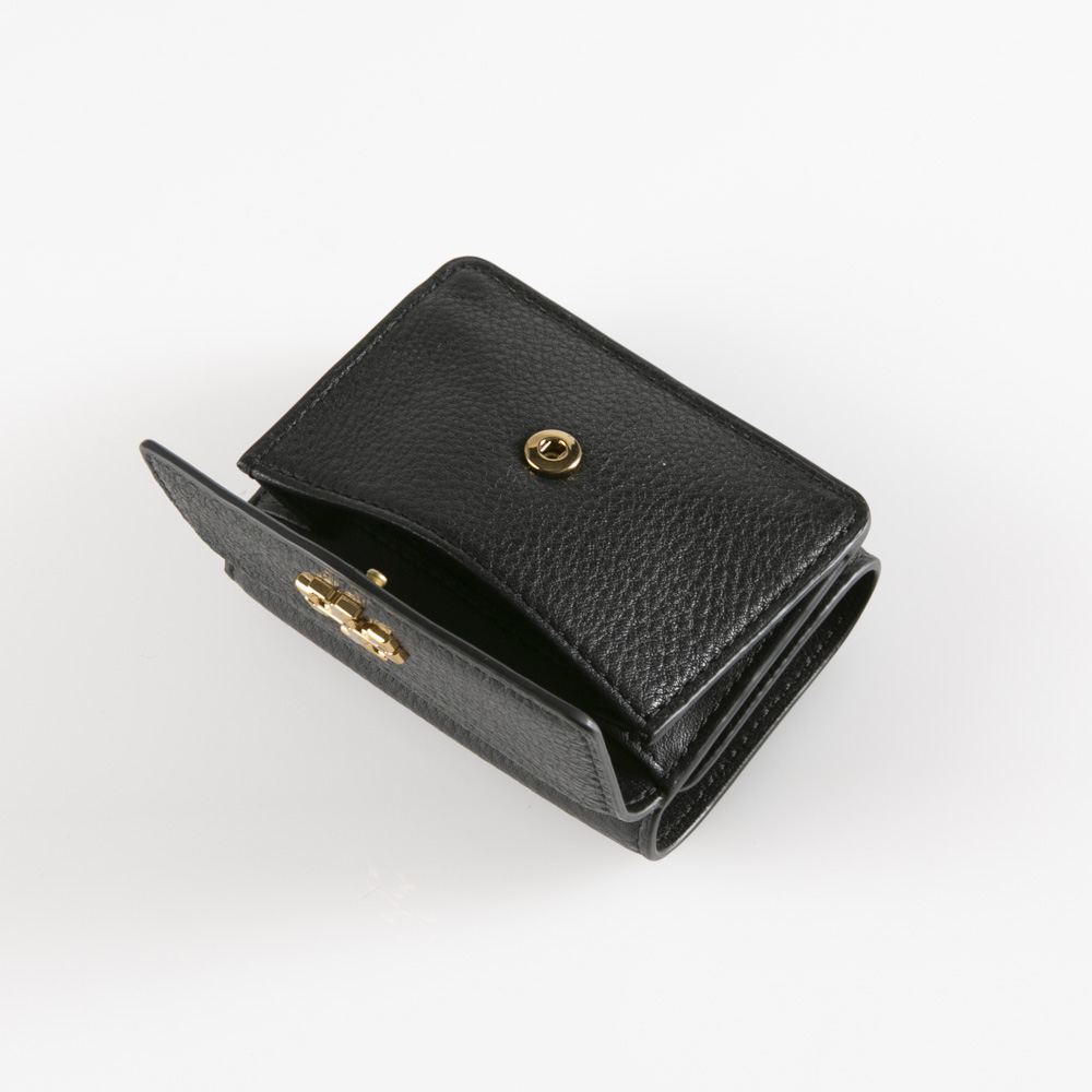 トリーバーチ TORY BURCH 折財布 KIRA MIXED MATERIALS 三折TINY 64364【FITHOUSE ONLINE SHOP】