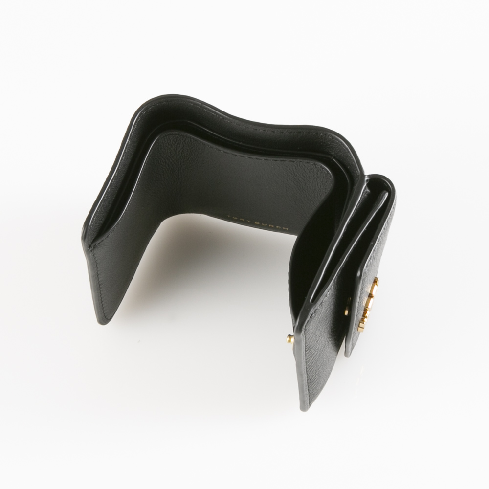 トリーバーチ TORY BURCH 折財布 KIRA MIXED MATERIALS 三折TINY 64364【FITHOUSE ONLINE SHOP】