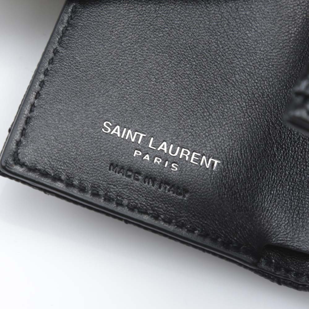 サンローラン 折財布 SAINT LAURENT ﾓﾉｸﾞﾗﾑSLP TINY 602791BOWA2【FITHOUSE ONLINE SHOP】