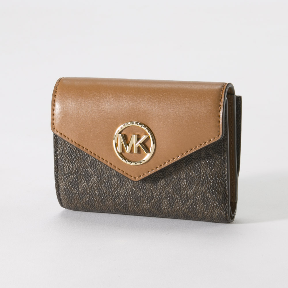 マイケルコース MICHAEL KORS 折財布 MD ENV TRIFOLD MK SIG三折コンパクト外F 34S1GNME6B【FITHOUSE ONLINE SHOP】