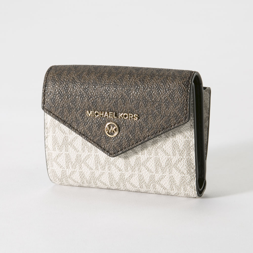 マイケルコース MICHAEL KORS 折財布 MD ENV TRIFOLD MK SIG三折コンパクト外F 34S1GT9E6B【FITHOUSE ONLINE SHOP】