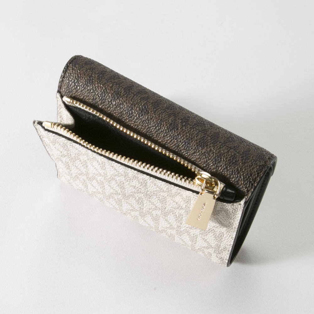 マイケルコース MICHAEL KORS 折財布 MD ENV TRIFOLD MK SIG三折コンパクト外F 34S1GT9E6B【FITHOUSE ONLINE SHOP】