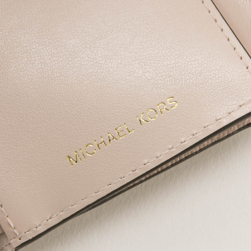 マイケルコース MICHAEL KORS 折財布 PVCシグネ+レザー三折MD財布外ファスナー 32H9GJ6E6B【FITHOUSE ONLINE SHOP】
