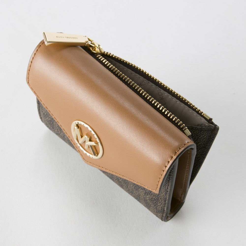 マイケルコース MICHAEL KORS 折財布 MD ENV TRIFOLD MK SIG三折コンパクト外F 34S1GNME6B【FITHOUSE ONLINE SHOP】