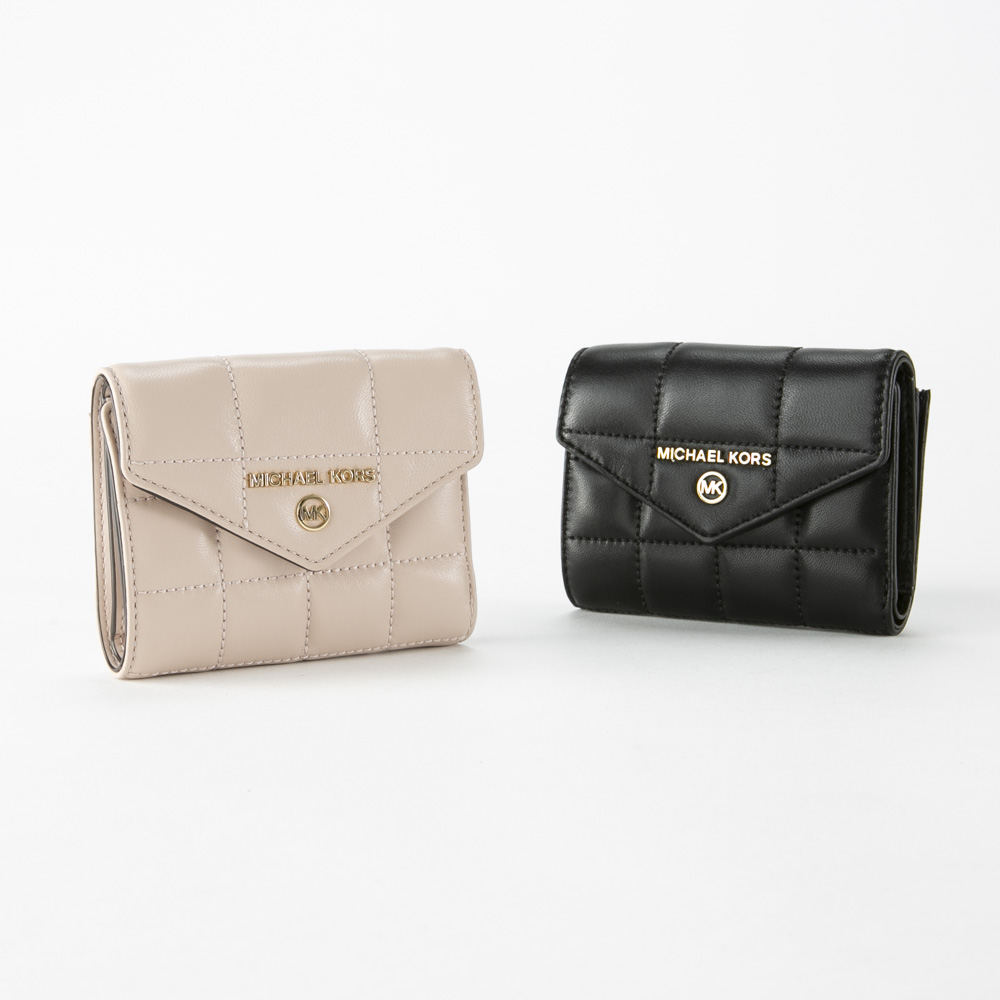 マイケルコース MICHAEL KORS MD ENV TRIFOLD キルティングレザー三折財布 34F0GT9E6L【FITHOUSE ONLINE SHOP】