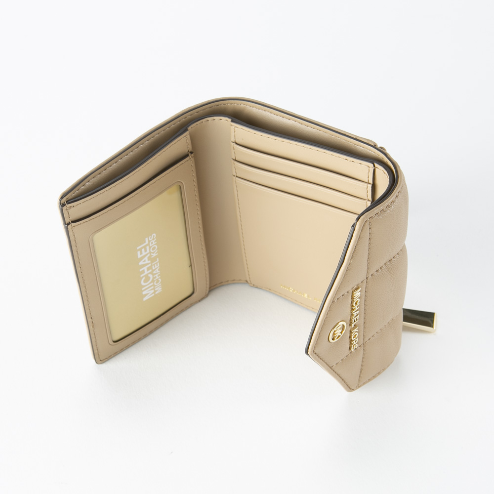マイケルコース MICHAEL KORS MD ENV TRIFOLD キルティングレザー三折財布 34F0LT9E6L【FITHOUSE ONLINE SHOP】