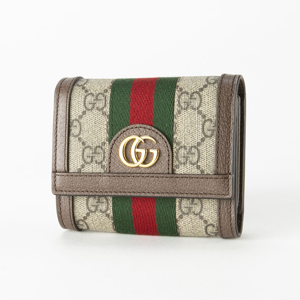 グッチ GUCCI 三つ折り財布 GGスプリーム OPHIDIA 523174 96IWG