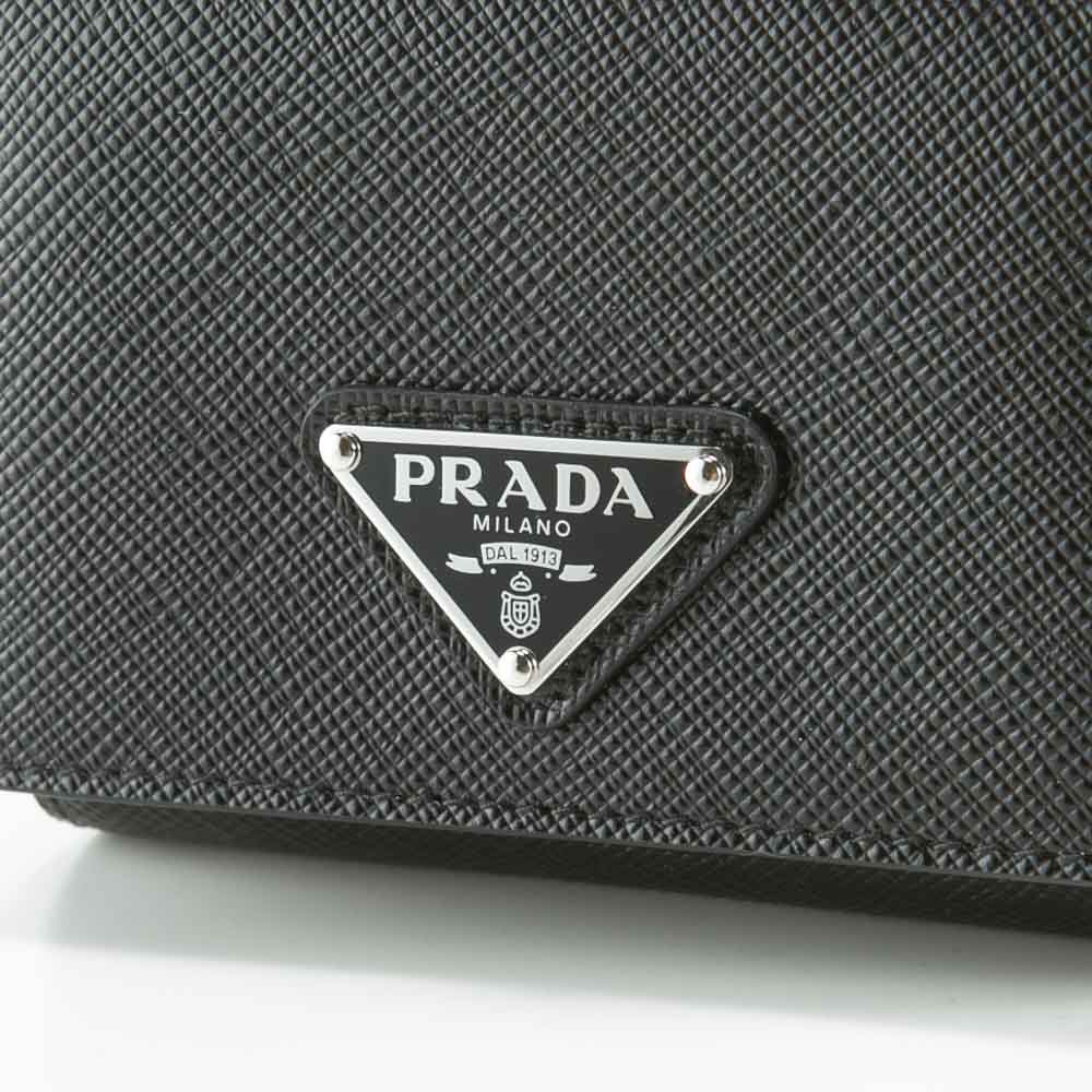 プラダ PRADA サフィアーノトライアングル 折り財布 TINY 2MH042 QHH【FITHOUSE ONLINE SHOP