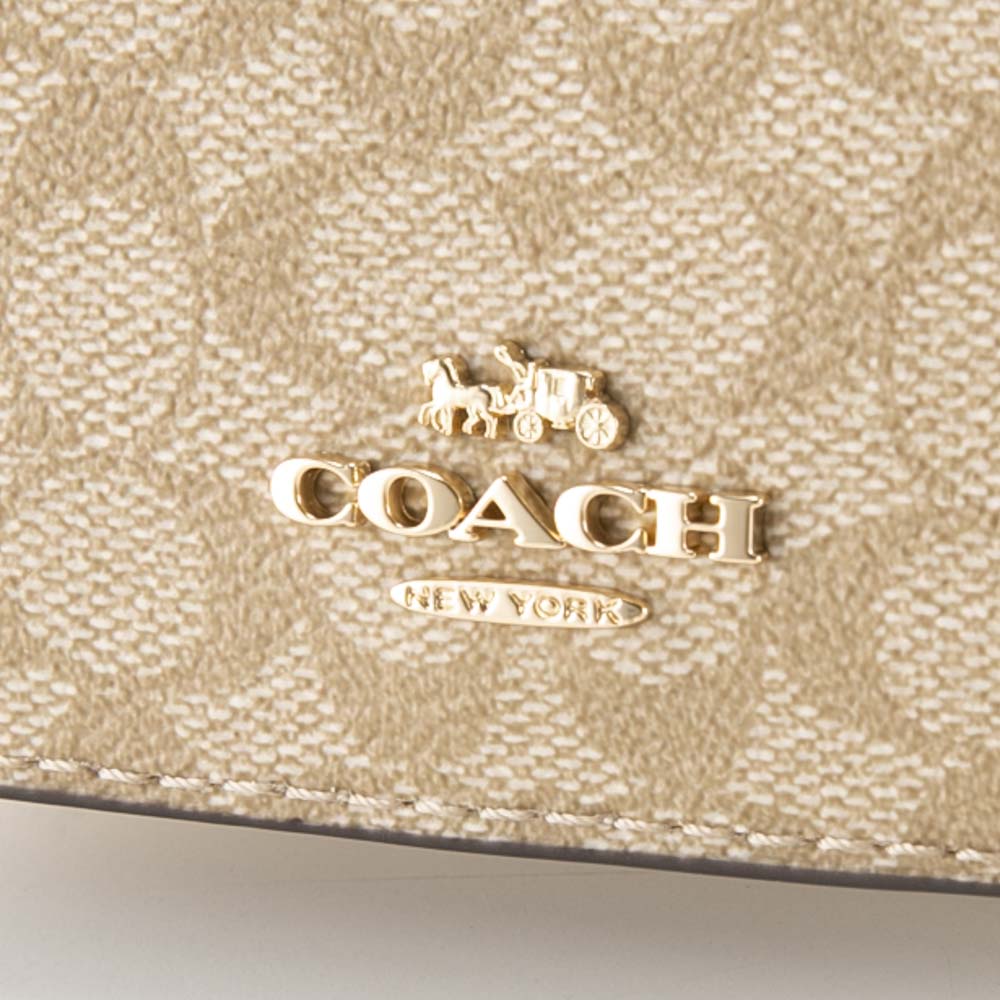 コーチ COACH 折財布 PVCシグネチャー ORIGAMI トリフォールド 三折 ミニ TINY 91806【FITHOUSE ONLINE SHOP】