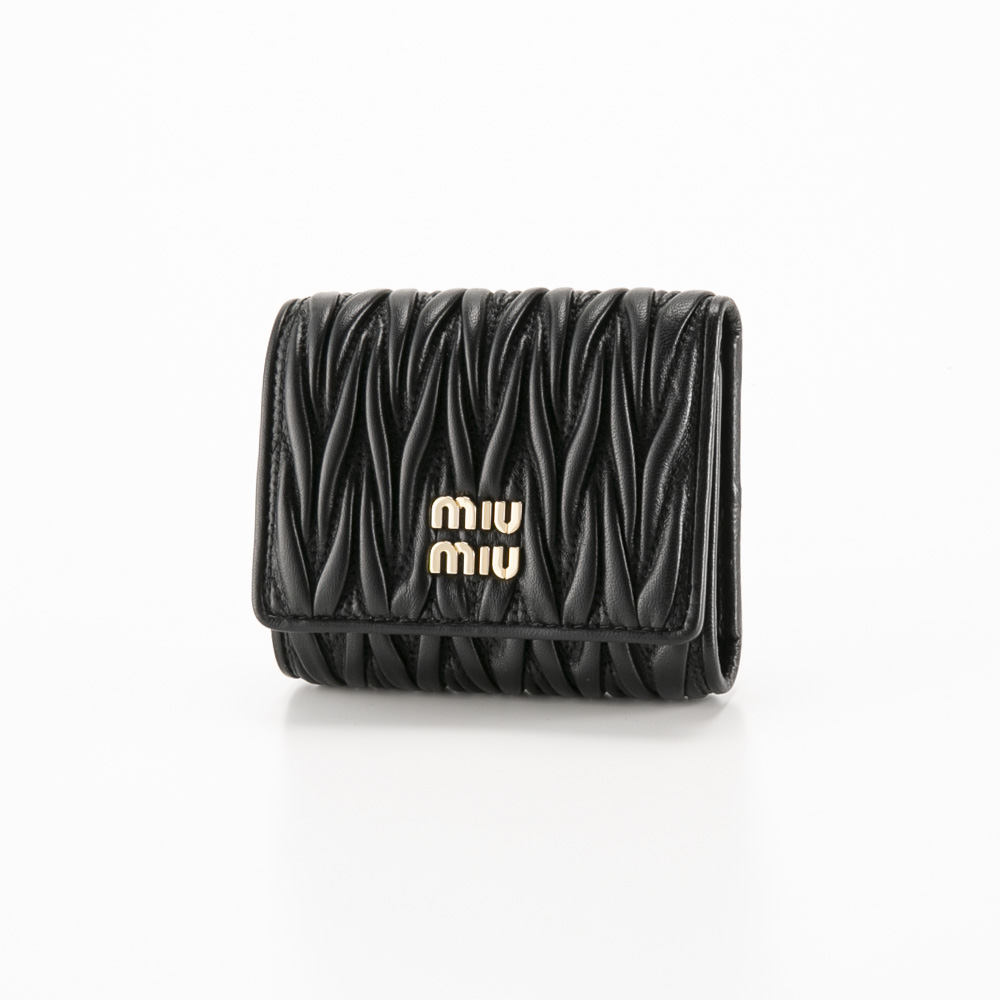 ミュウミュウ miumiu 折り財布 MATELASSE マトラッセ TINY 5MH033 2FPP【FITHOUSE ONLINE SHOP】