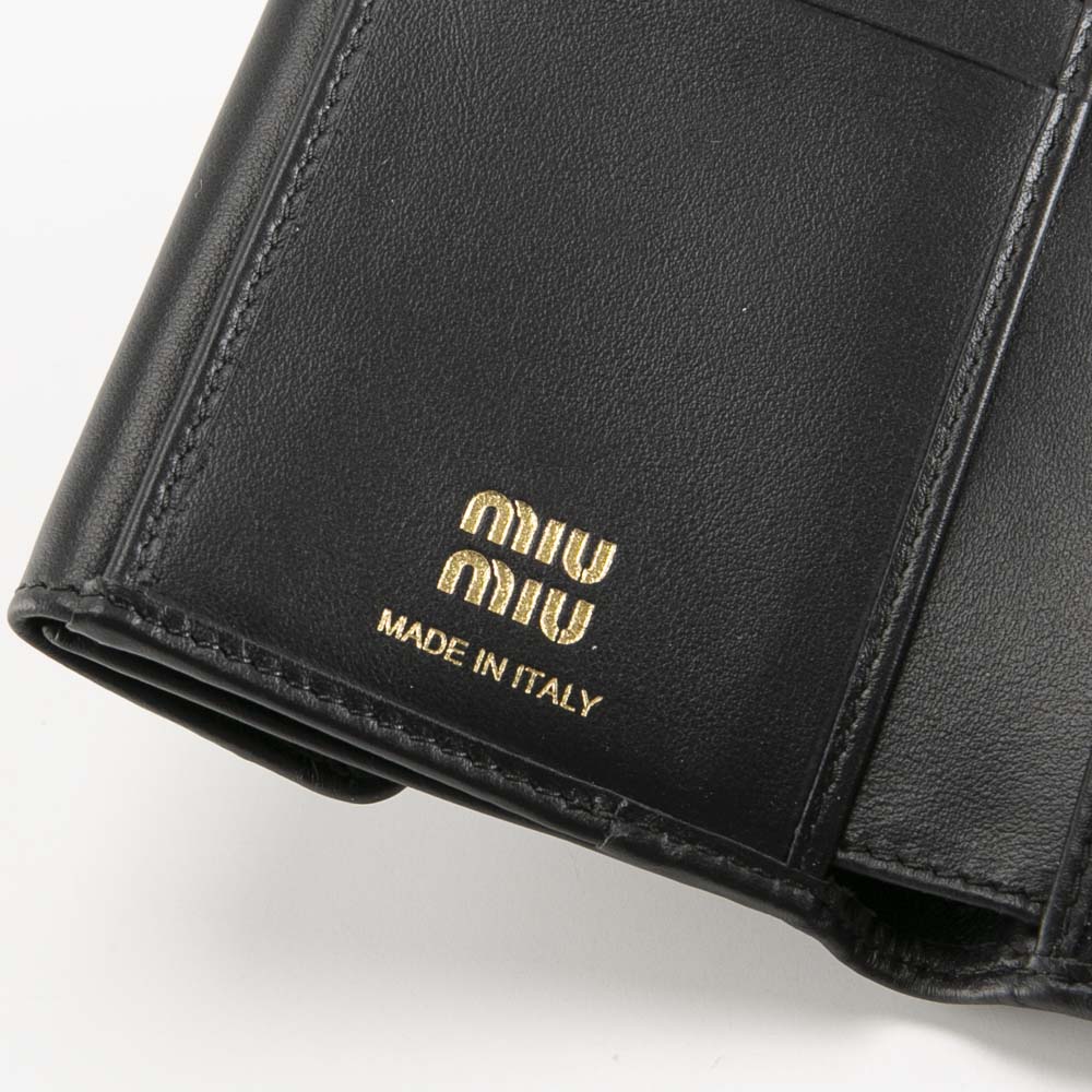 ミュウミュウ miumiu 折り財布 TINY 5MH043 2CVX【FITHOUSE ONLINE SHOP】