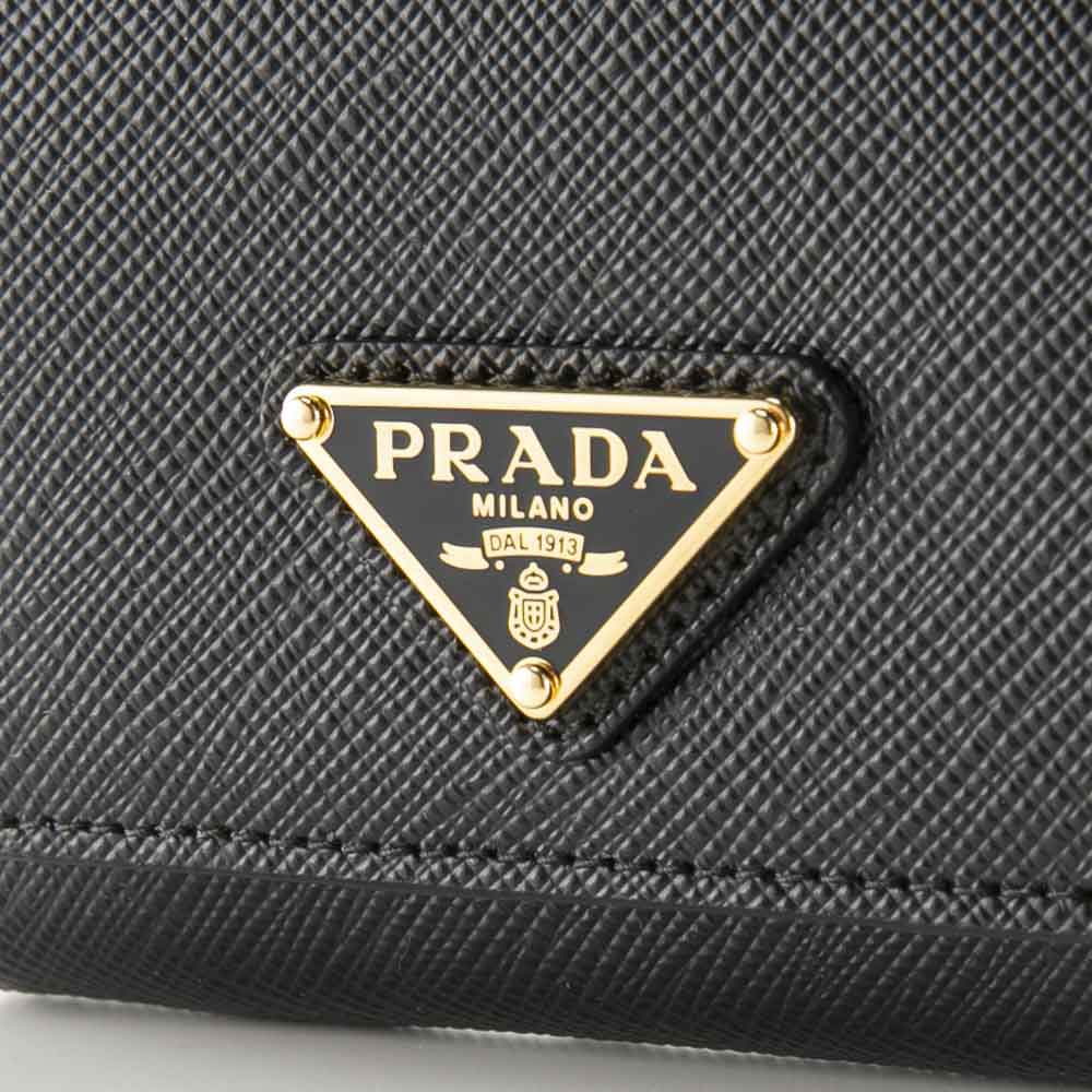 プラダ PRADA SAFFIANO TRIANGOLO TINY 三つ折り財布 1MH042 QHH【FITHOUSE ONLINE SHOP】