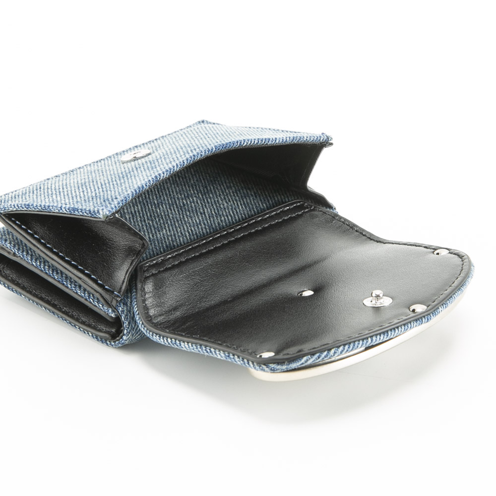 ☆ ディーゼル DIESEL 三つ折り財布 デニム 1DR XS II X09887P1730【FITHOUSE ONLINE SHOP】