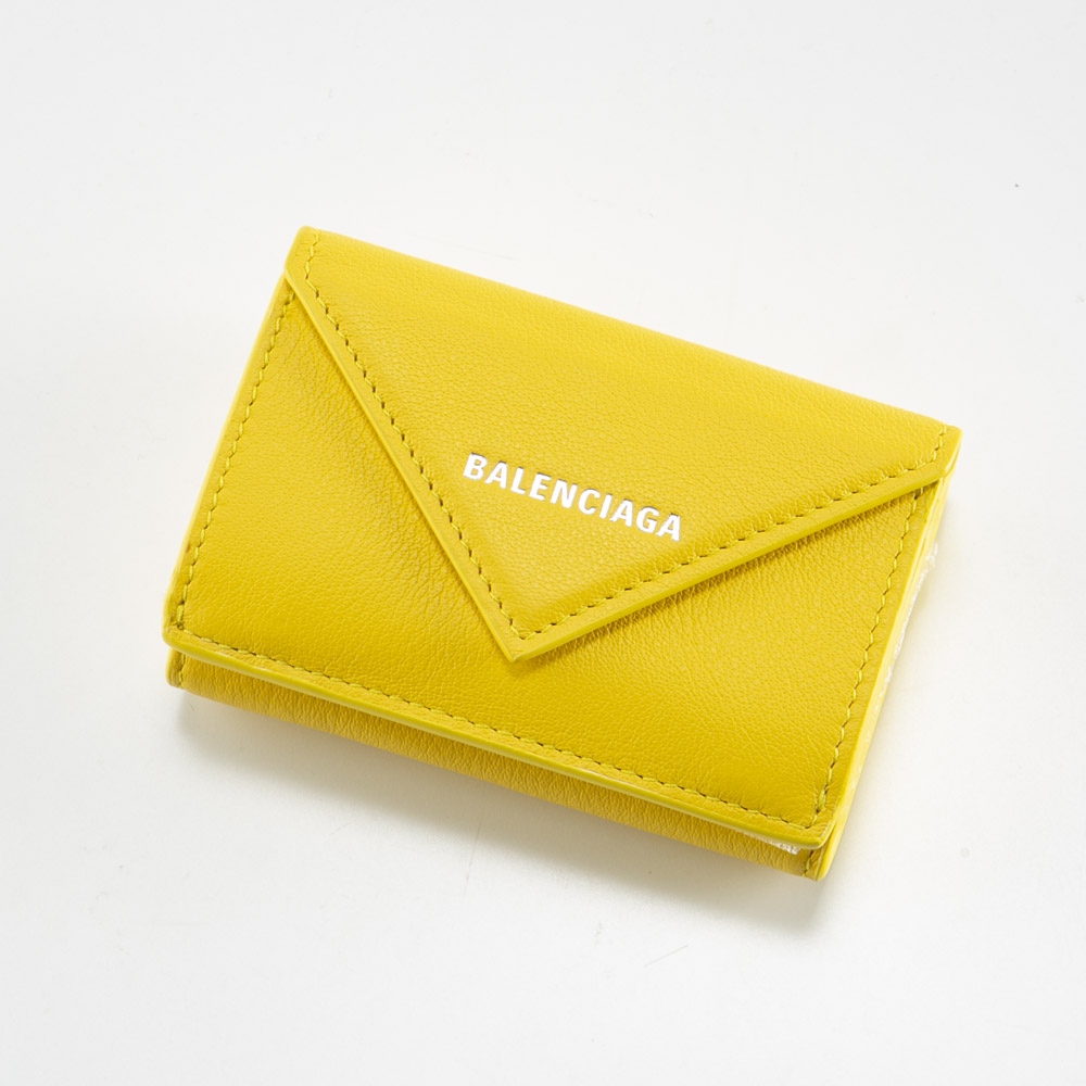 バレンシアガ BALENCIAGA 三つ折り財布 TINYミニ財布 PAPER